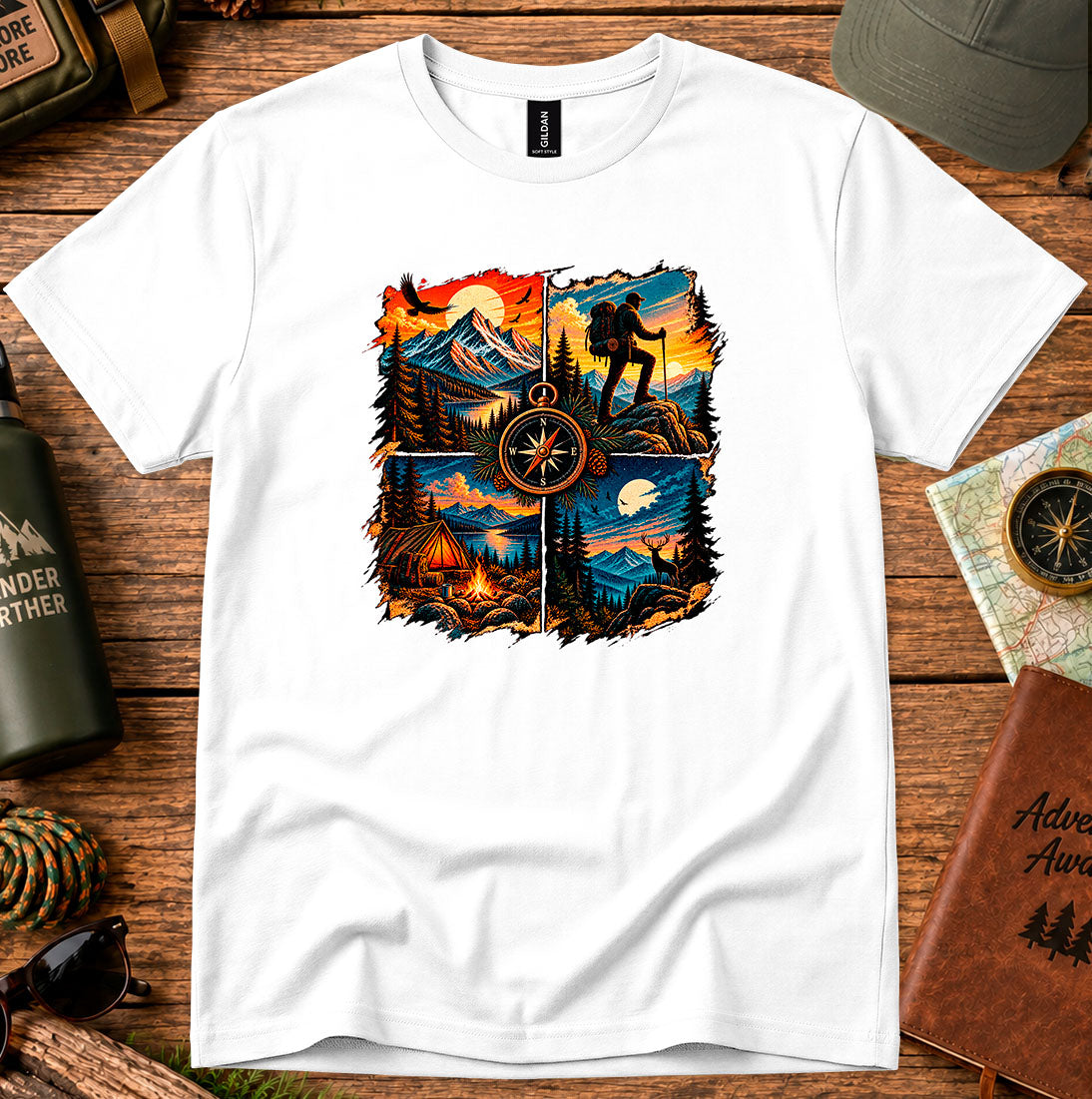 Adventure Compass Hiking T-Shirt