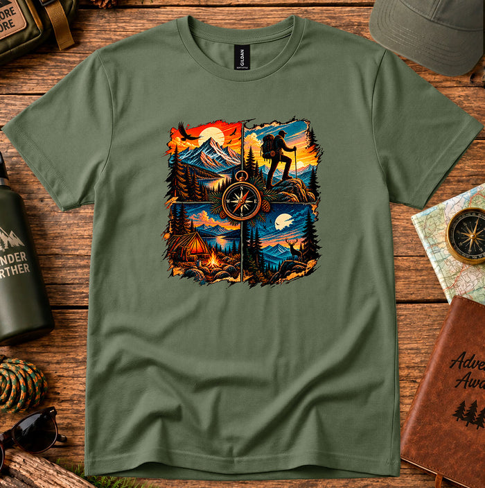 Adventure Compass Hiking T-Shirt