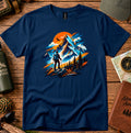 Sunset Mountain Hiker Silhouette T-Shirt