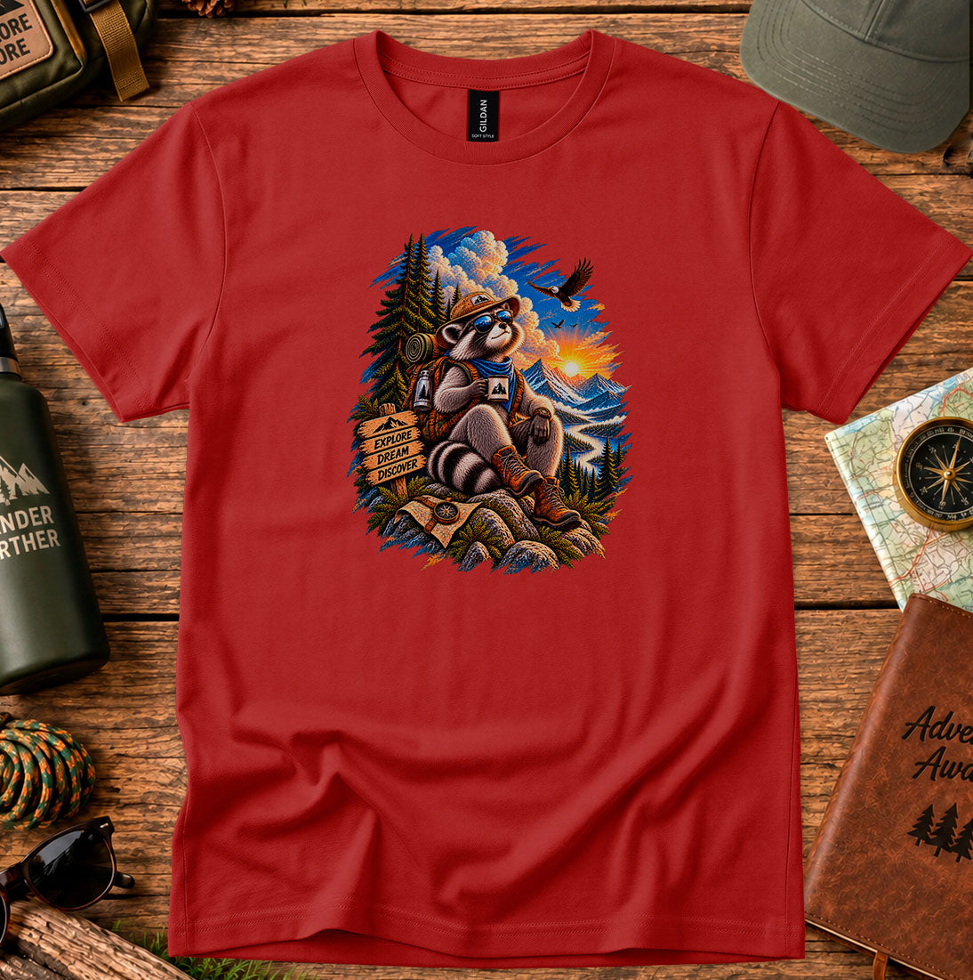 Racoon Camper T-Shirt