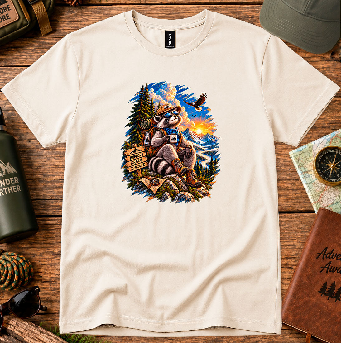 Racoon Camper T-Shirt