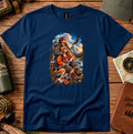 Mountain Sunset Adventure Couple T-Shirt