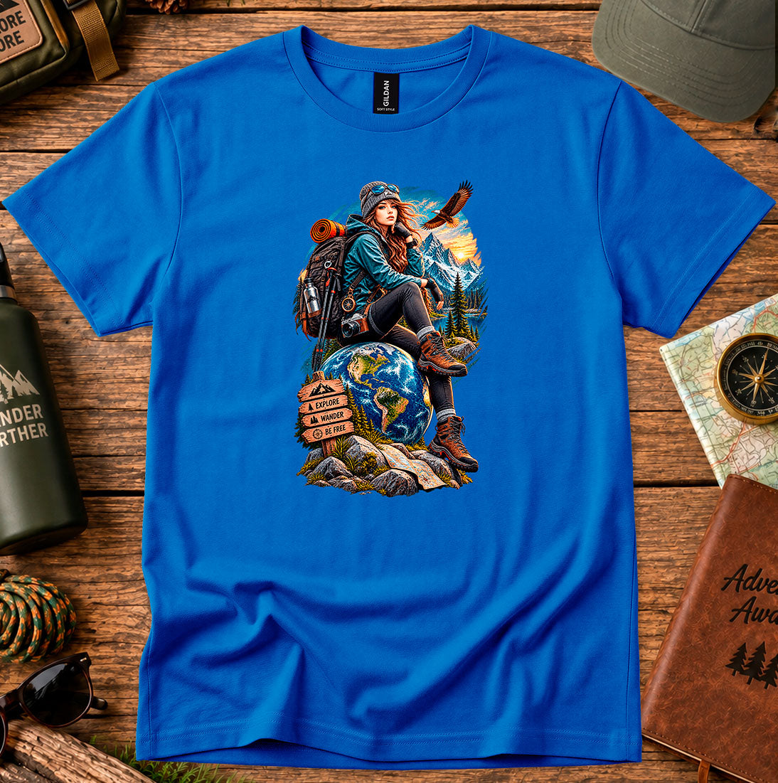 Mountain Explorer Backpacker T-Shirt