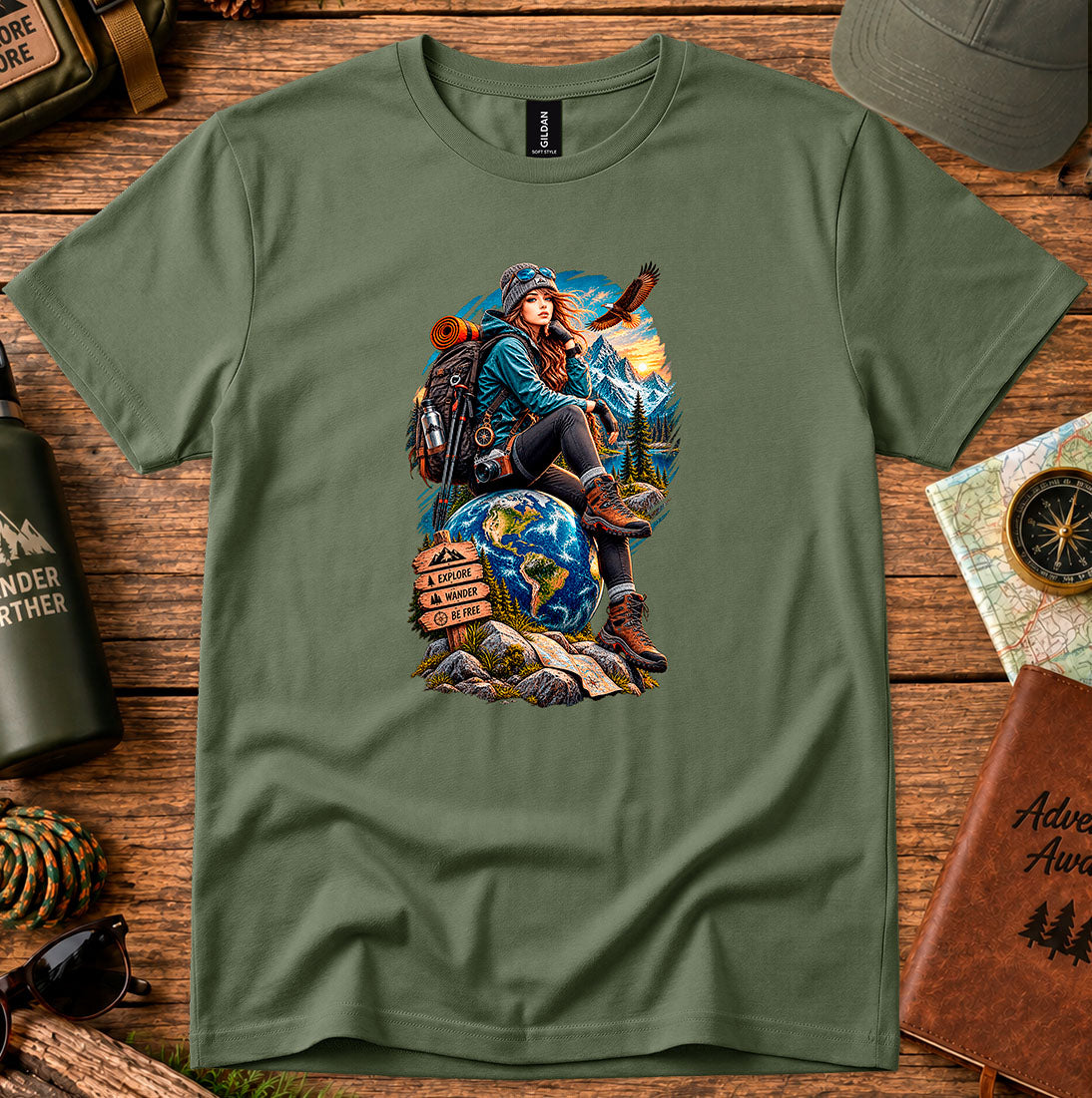 Mountain Explorer Backpacker T-Shirt