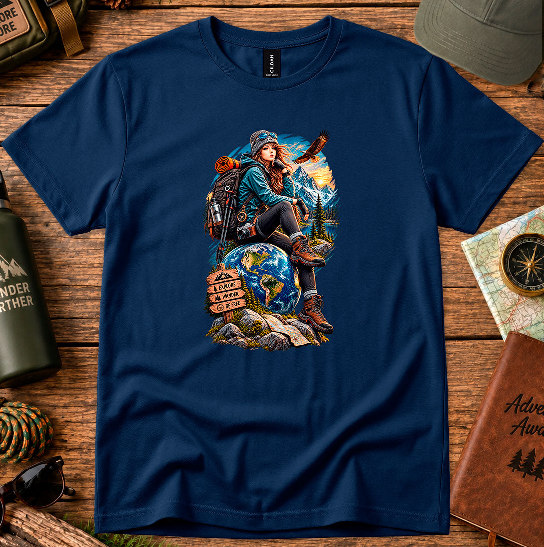 Mountain Explorer Backpacker T-Shirt