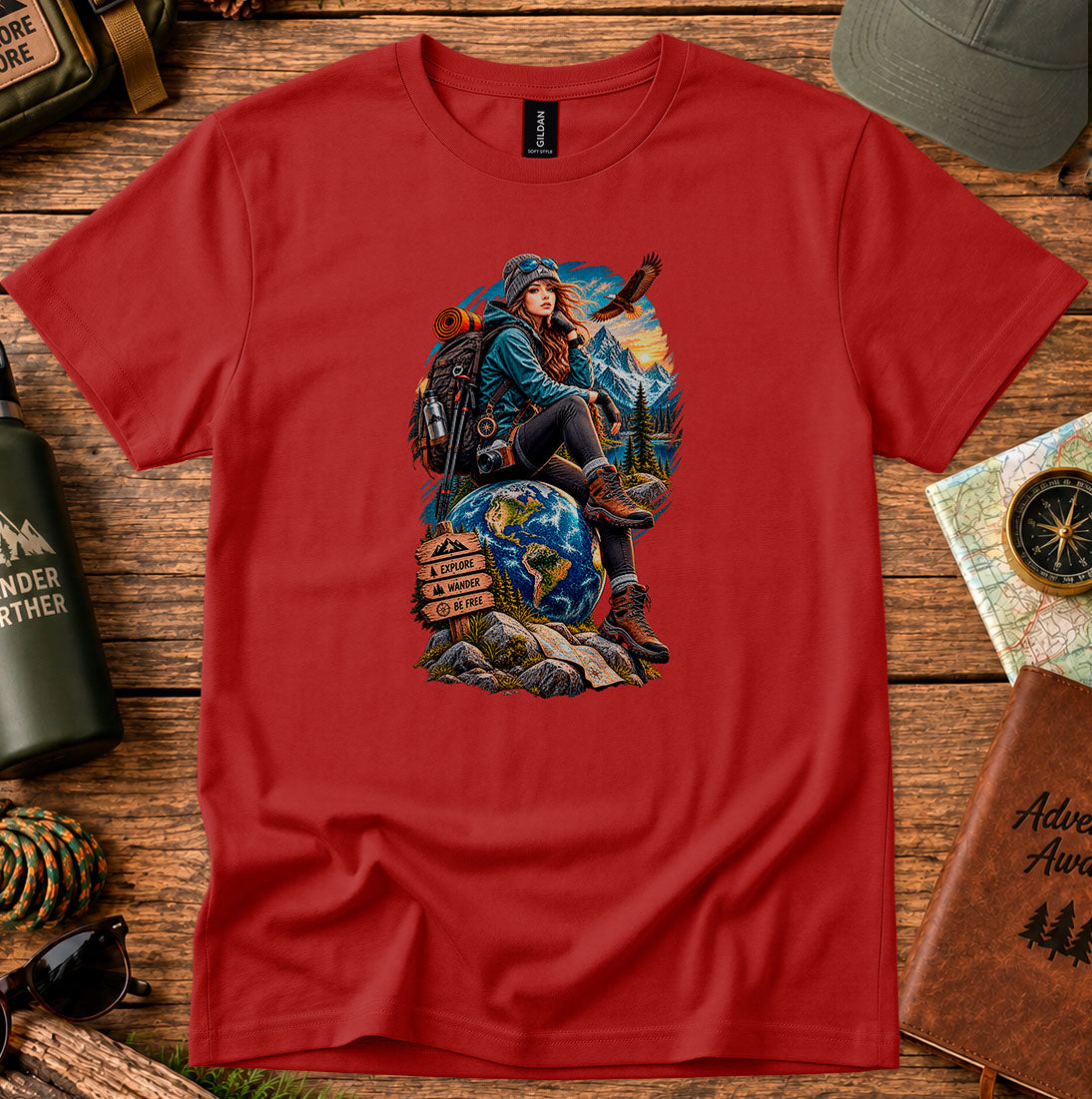 Mountain Explorer Backpacker T-Shirt