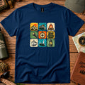 Camp Icons Graphic T-Shirt — Vintage Outdoor Adventure Tee