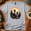 Hiking Adventure Graphic Tee — Mountain Trail Silhouette T-Shirt